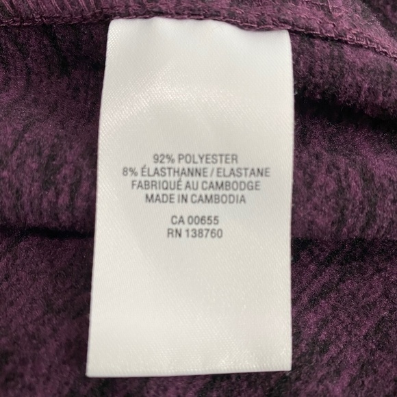 𝅺PURPLE Hyba ladies jacket with asymmetrical zipper and high neck size M - Picture 5 of 5